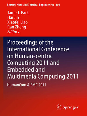 cover image of Proceedings of the International Conference on Human-centric Computing 2011 and Embedded and Multimedia Computing 2011